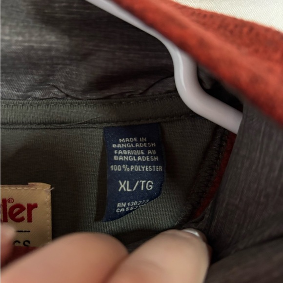 Mens size XL wrangler brand half zip fleece jacket, #F720 - Picture 4 of 5